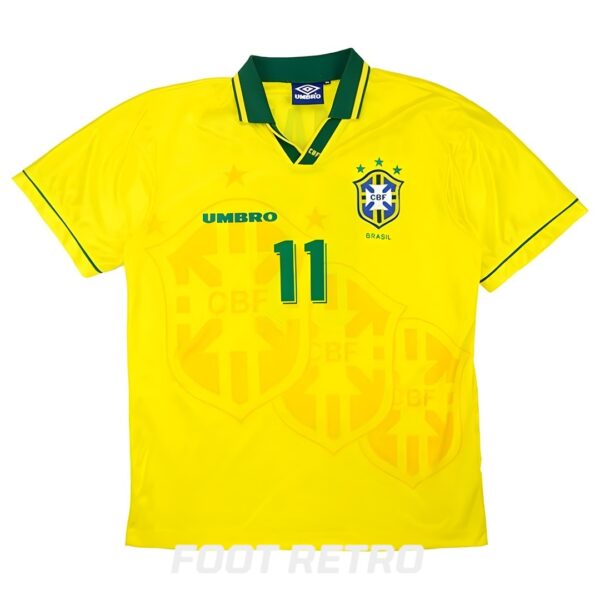 Maillot Retro Vintage Brésil Domicile 1994 Romário