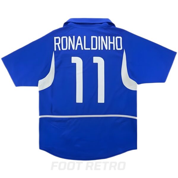 Maillot Retro Vintage Brésil Exterieur 2002 Ronaldinho