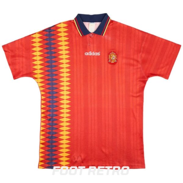 Maillot Retro Vintage Espagne Domicile 1994 1996