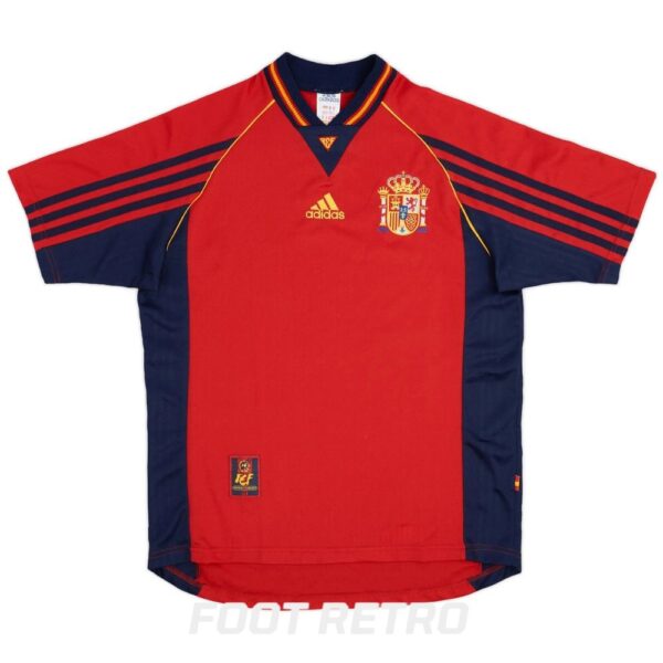 Maillot Retro Vintage Espagne Domicile 1998 1999