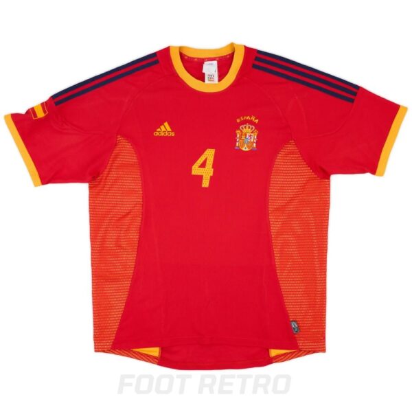 Maillot Retro Vintage Espagne Domicile 2002 2004 Guardiola