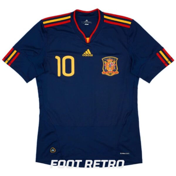 Maillot Retro Vintage Espagne Exterieur 2010 2011 Fabregas