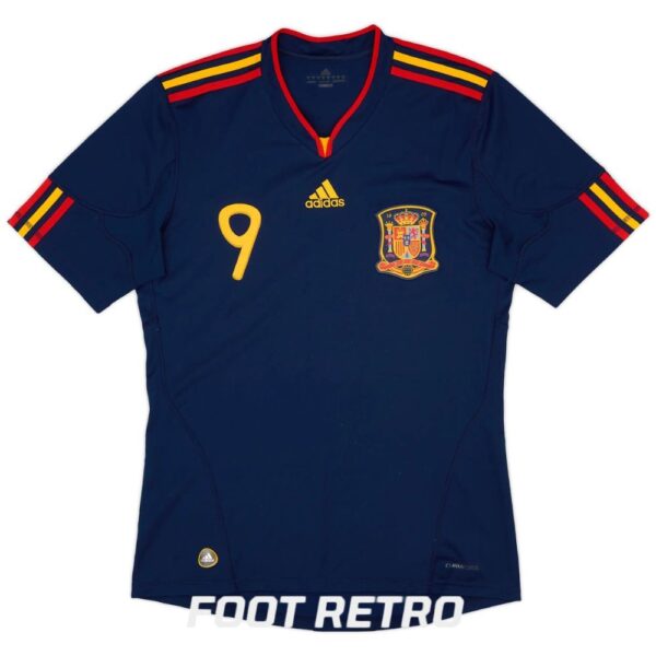 Maillot Retro Vintage Espagne Exterieur 2010 2011 Torres