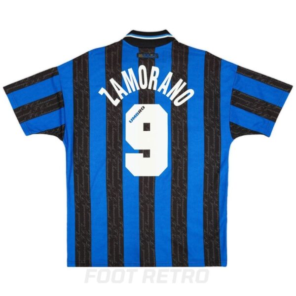 Maillot Retro Vintage Inter Milan 1997 1998 Zamorano