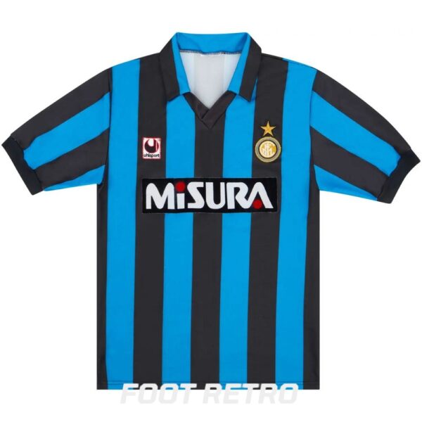 Maillot Retro Vintage Inter Milan Domicile 1990 1991