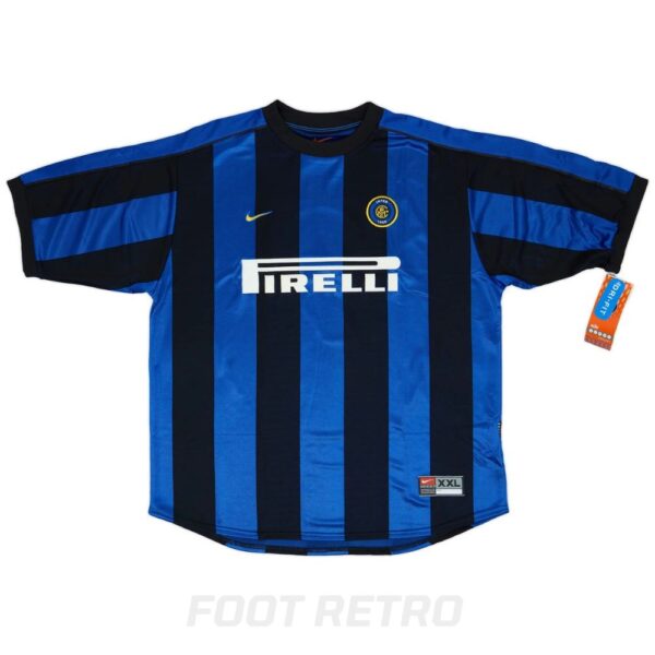 Maillot Retro Vintage Inter Milan 1999 2000 Ronaldo