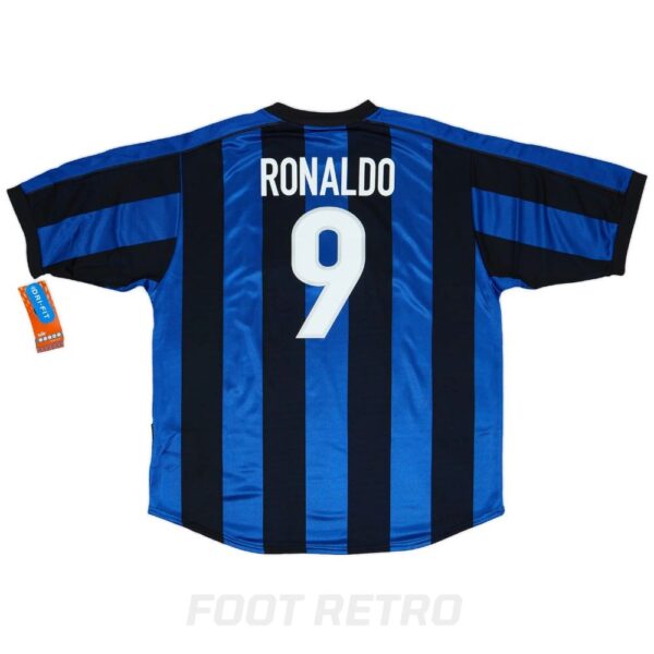 Maillot Retro Vintage Inter Milan 1999 2000 Ronaldo