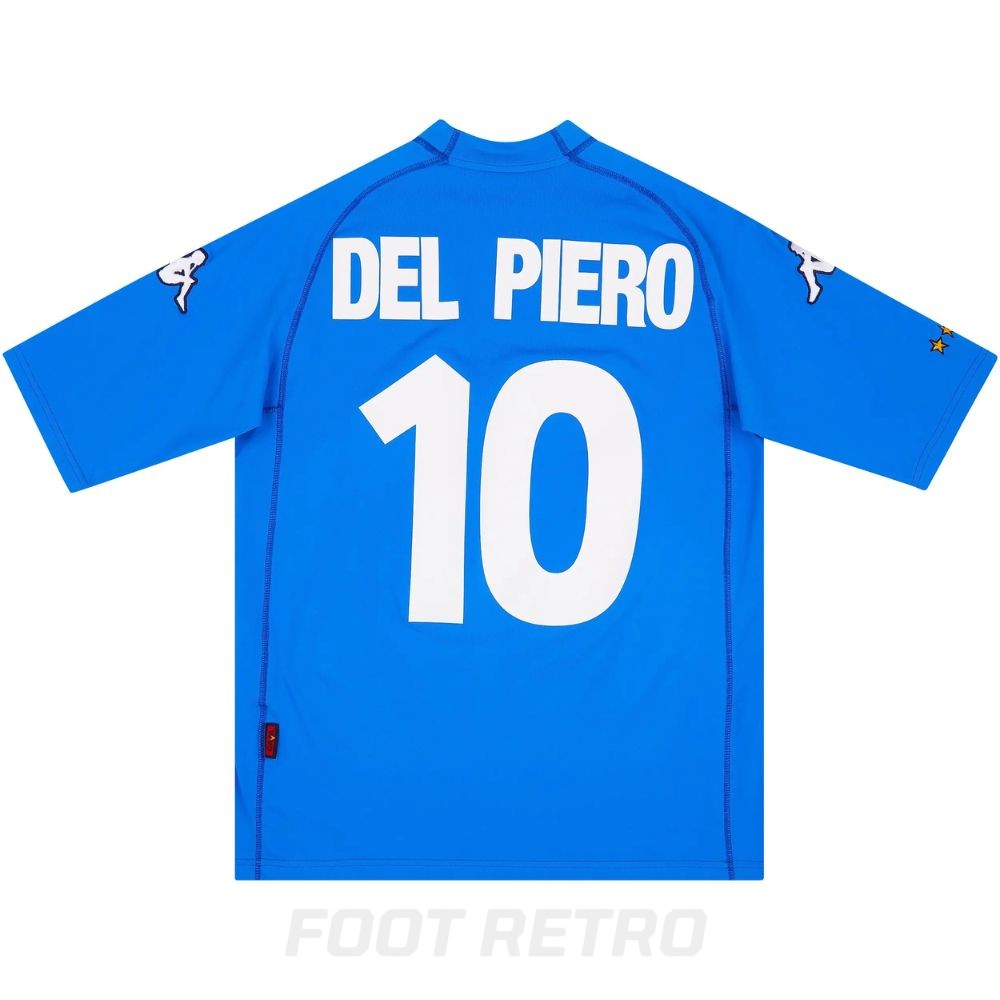 Maillot Retro Vintage Italie Domicile 2000 2001 Del Piero