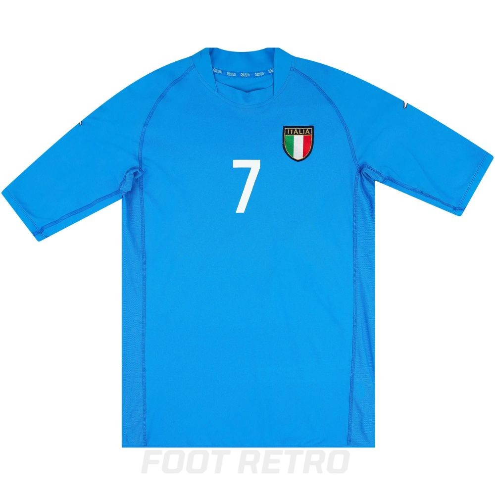 Maillot Retro Vintage Italie Domicile 2002 Del Piero