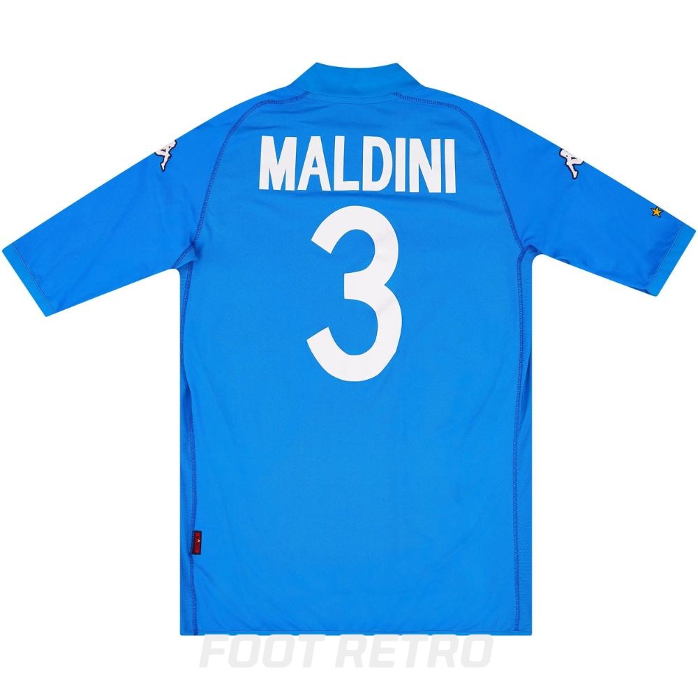 Maillot Retro Vintage Italie Domicile 2002 Maldini