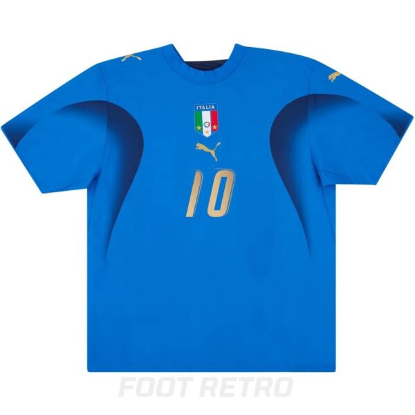 Maillot Retro Vintage Italie Domicile 2006 Totti