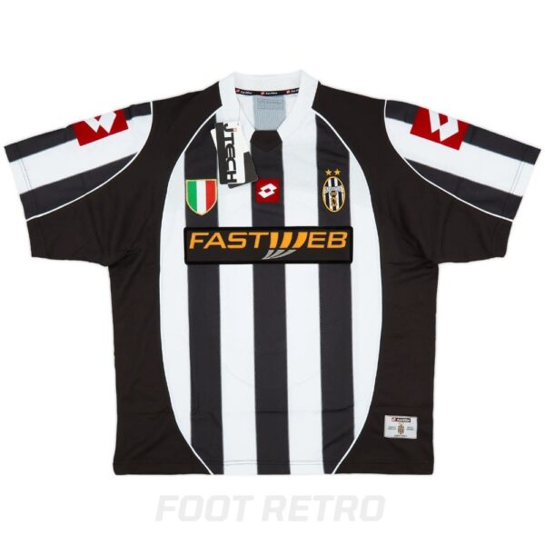 Maillot Retro Vintage Juventus Domicile 2002 2003 Nedved