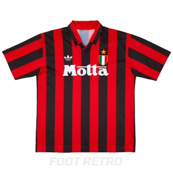 Maillot Retro Vintage Milan AC Domicile 1992 1993