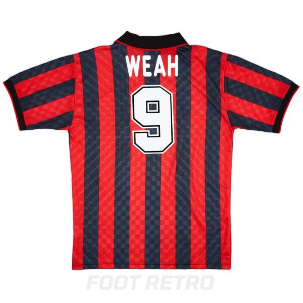 Maillot Retro Vintage Milan AC Domicile 1994 1995 Weah