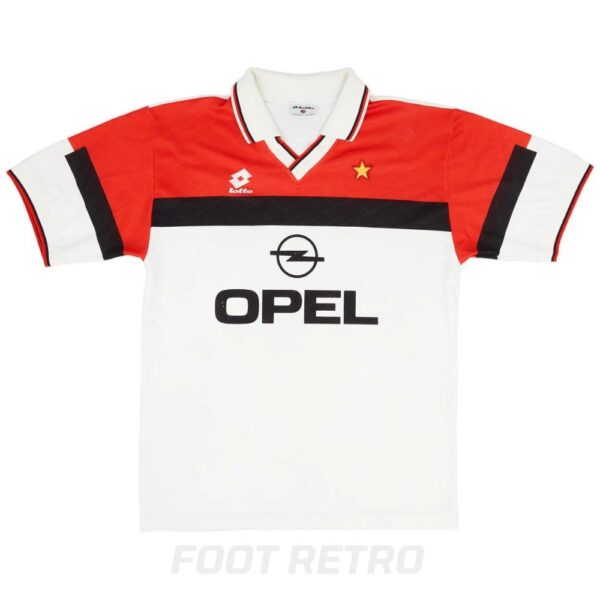 Maillot Retro Vintage Milan AC Exterieur 1994 1995