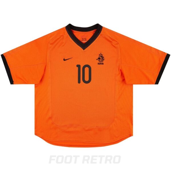 Maillot Retro Vintage Pays Bas Domicile 2000 2002 Bergkamp