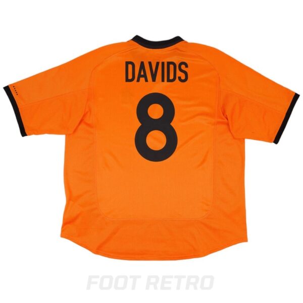 Maillot Retro Vintage Pays Bas Domicile 2000 2002 Davids