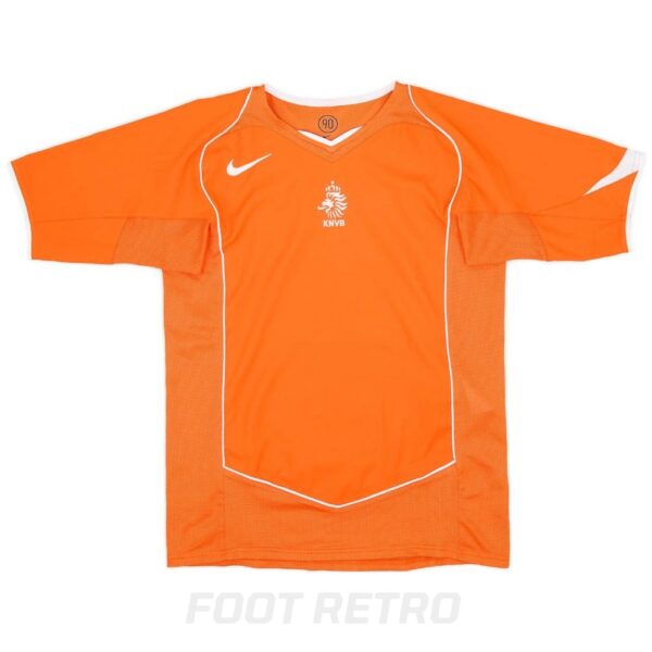 Maillot Retro Vintage Pays Bas Domicile 2004 2006