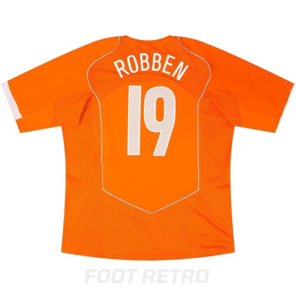 Maillot Retro Vintage Pays Bas Domicile 2004 2006 Robben