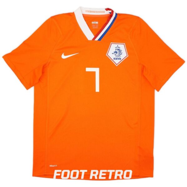 Maillot Retro Vintage Pays Bas Domicile 2008 2010 Persie