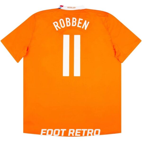 Maillot Retro Vintage Pays Bas Domicile 2008 2010 Robben