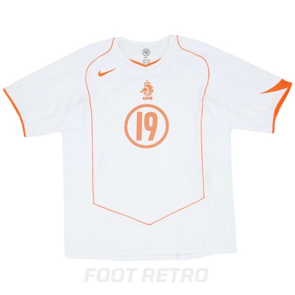 Maillot Retro Vintage Pays Bas Exterieur 2004 2006 Robben