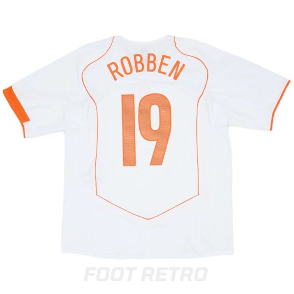 Maillot Retro Vintage Pays Bas Exterieur 2004 2006 Robben