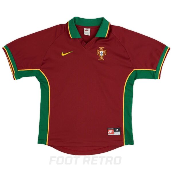 Maillot Retro Vintage Portugal Domicile 1997 1998