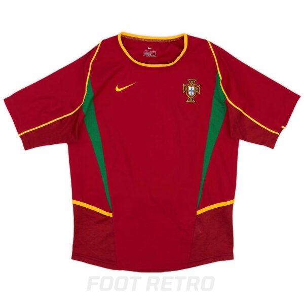 Maillot Retro Vintage Portugal Domicile 2002 2004