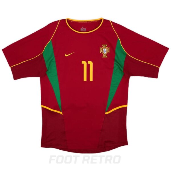 Maillot Retro Vintage Portugal Domicile 2002 2004 Ronaldo