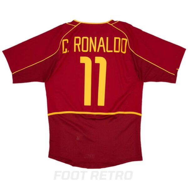 Maillot Retro Vintage Portugal Domicile 2002 2004 Ronaldo