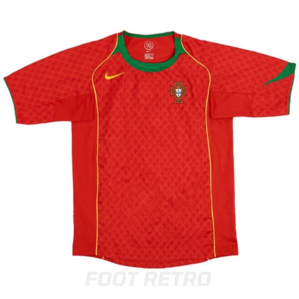 Maillot Retro Vintage Portugal Domicile 2004 2006