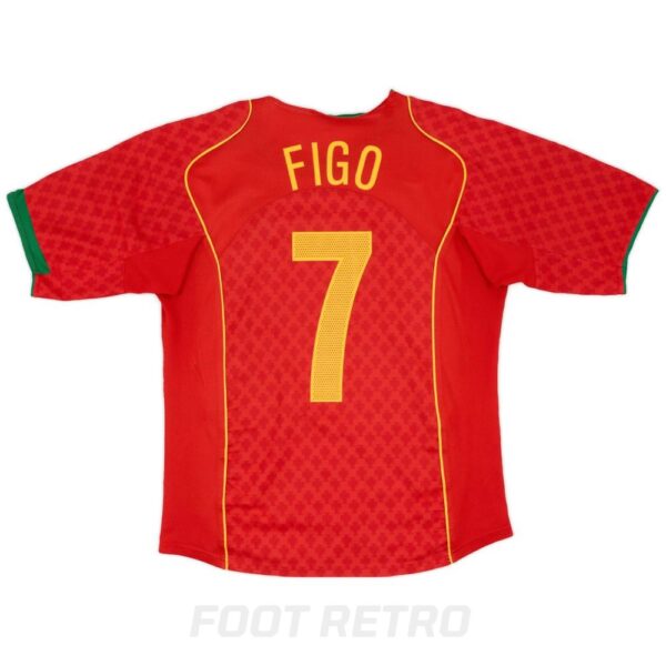 Maillot Retro Vintage Portugal Domicile 2004 2006 Figo