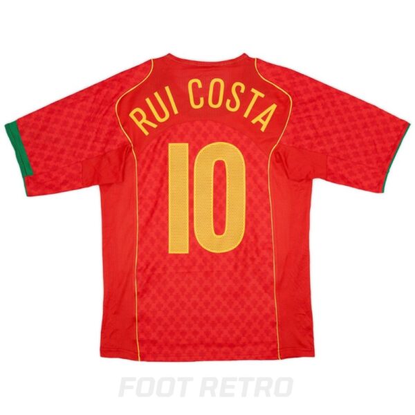 Maillot Retro Vintage Portugal Domicile 2004 2006 Rui Costa