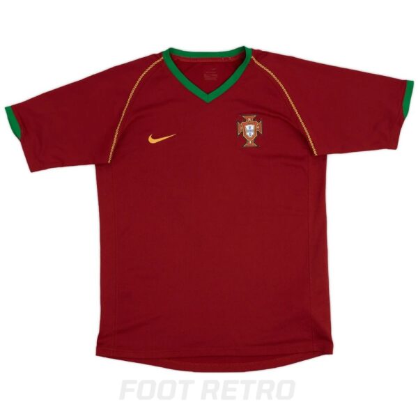 Maillot Retro Vintage Portugal Domicile 2006 2008