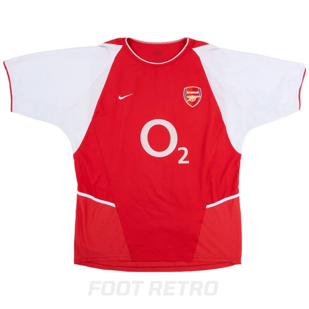 Maillot Arsenal Domicile 2002-2004 Bergkamp