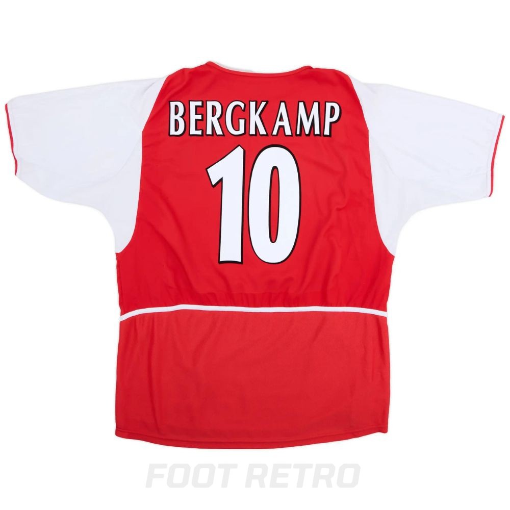 Maillot Arsenal Domicile 2002-2004 Bergkamp