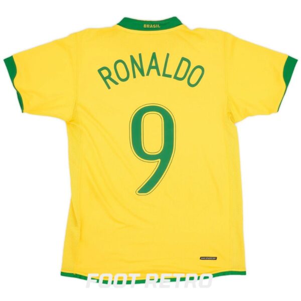 Maillot Bresil Domicile 2006-2008 Ronaldo