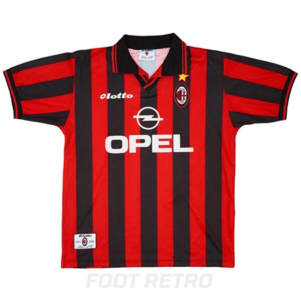 Maillot Milan AC Domicile 1996-1997 Weah