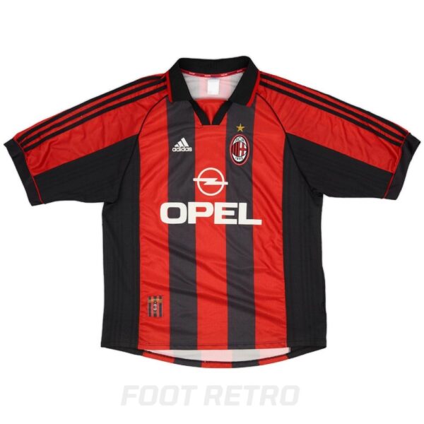 Maillot Milan AC Domicile 1998-2000 Weah