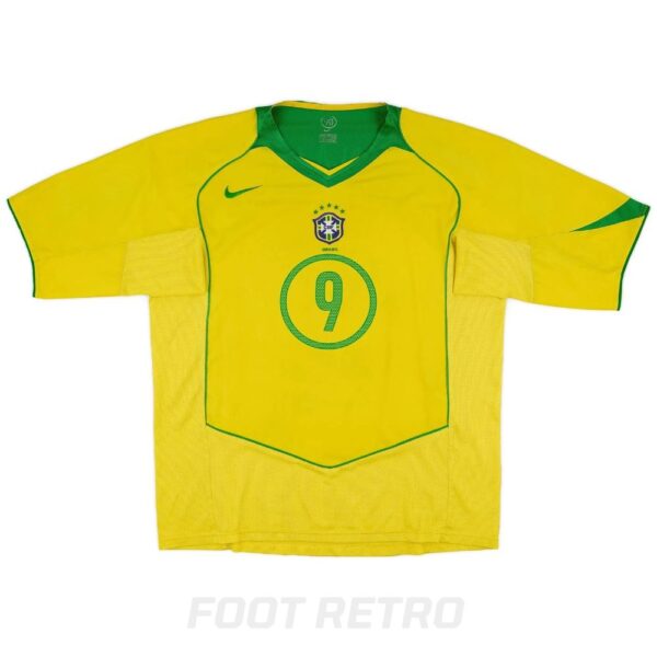 Maillot Bresil Domicile 2004-2006 Ronaldo