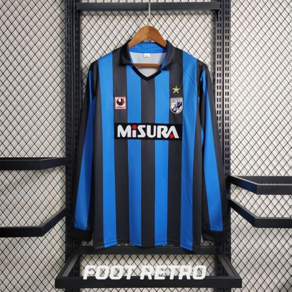 Maillot Inter Milan Domicile 1998 Manches Longues