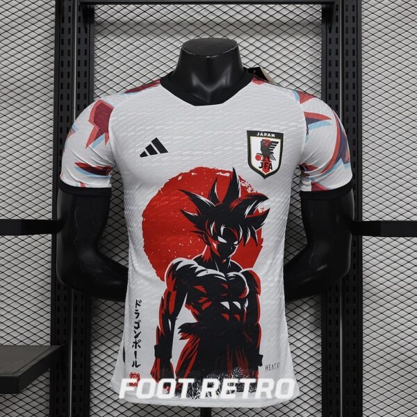 Maillot Japon Super Saiyan Blanc Match