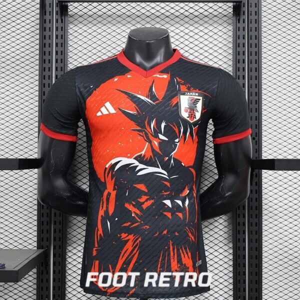 Maillot Japon Super Saiyan Noir Rouge Match