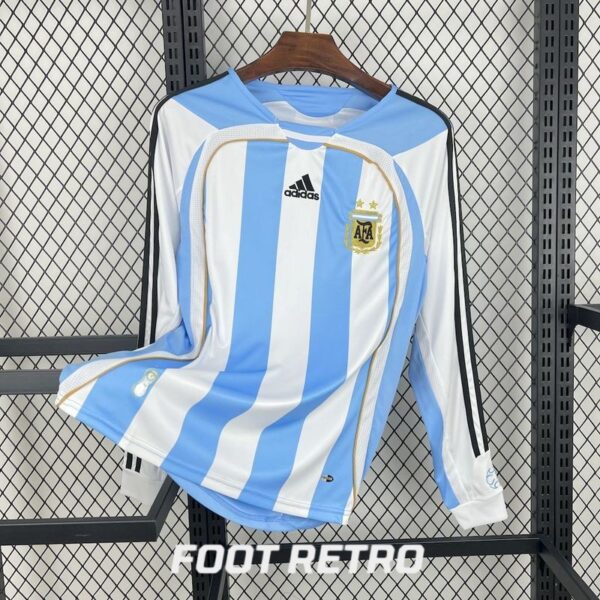 Maillot Argentine Domicile 2006 Manches Longues