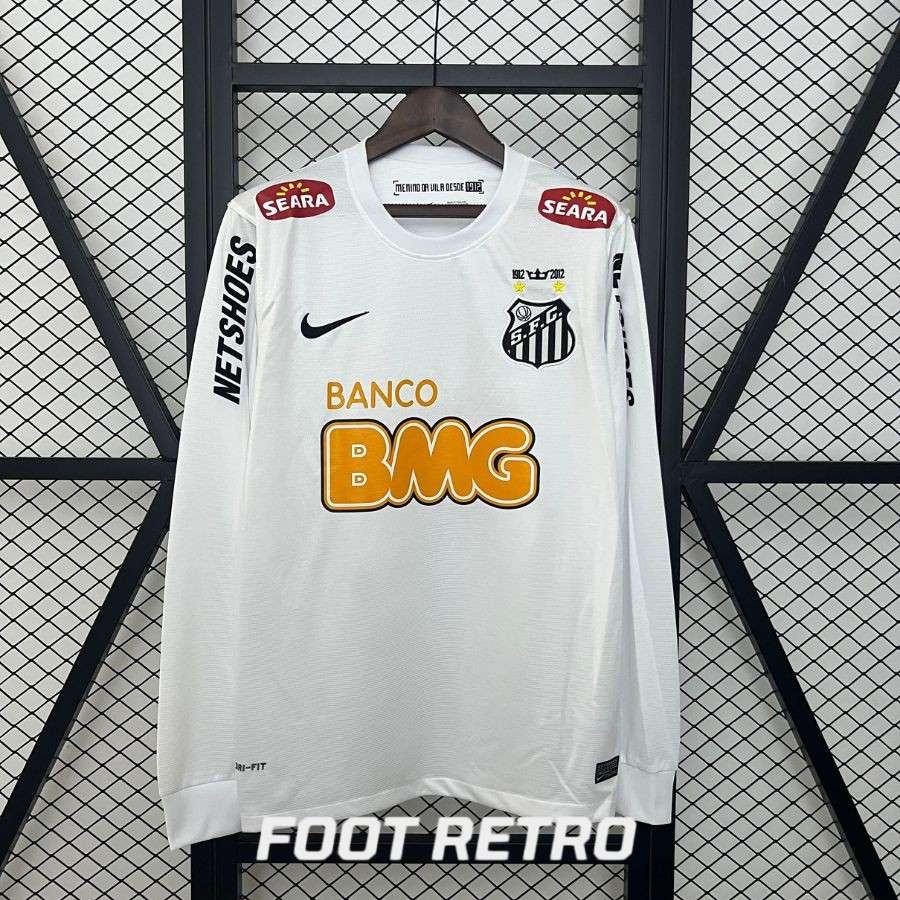 Maillot Santos Exterieur 2011 2012 Manches Longues